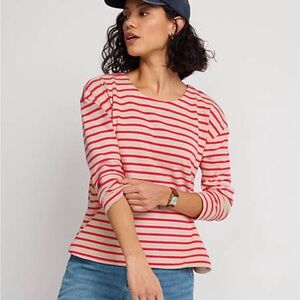 Lands' End Long Sleeve Mariner Jersey Tee